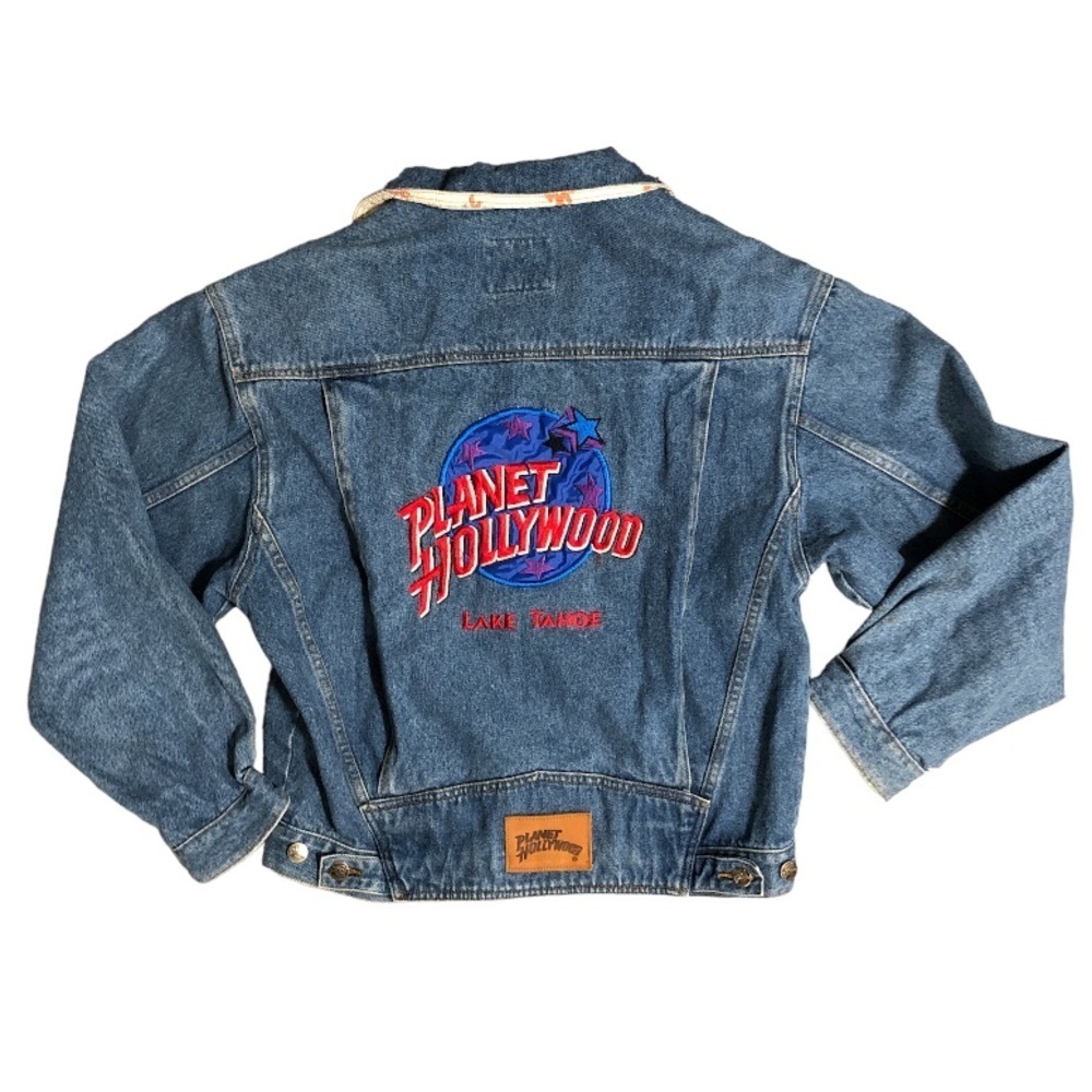 Planet Hollywood Lake Tahoe Vintage Denim Jacket - Picture 2 of 14